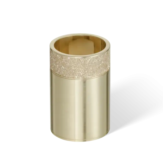 Decor Walther Rocks BOD1 Стакан настольный, с кристаллами Swarovski, цвет: золото матовое 0933882