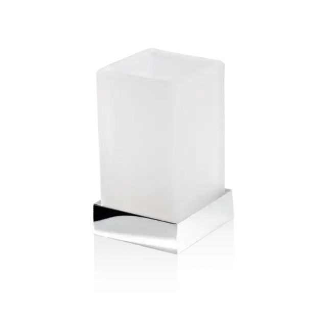 Decor Walther Corner SMG Стакан настольный, стекло сатинированное, цвет: хром 0562500