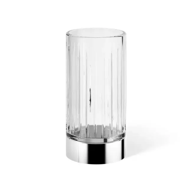 Decor Walther Century SMG Стакан настольный, стекло граненое, цвет: хром 0587700