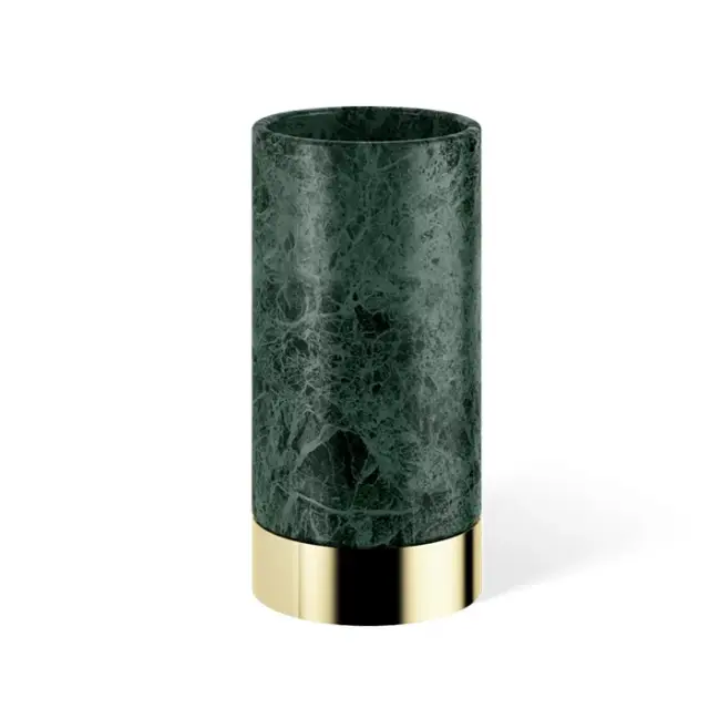 Decor Walther Century SMG Стакан настольный, мрамор, цвет: marmo verde золото 0587120