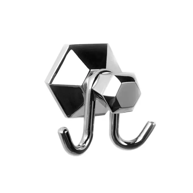 Stella Eccelsa Крючок двойной 1082, цвет хром EC 10020 CR00