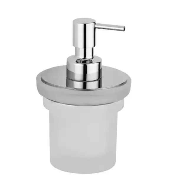 Stella Lucilla Дозатор для мыла, настольный, стеклянная колба D020, цвет: хром LL 10009 CR00