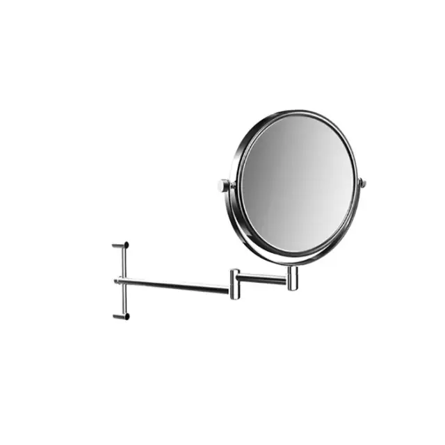 Emco Pure Зеркало косметическое, диаметр 20 см, настенное, двойной, регулир., цвет хром 1094 001 15