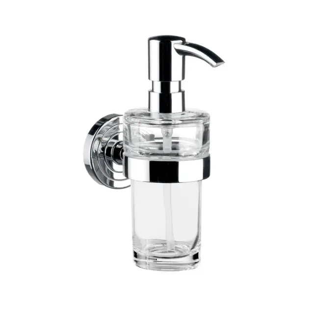Emco Polo Дозатор для жидкого мыла, колба хрустальное стекло прозр., цвет хром 0721 001 01