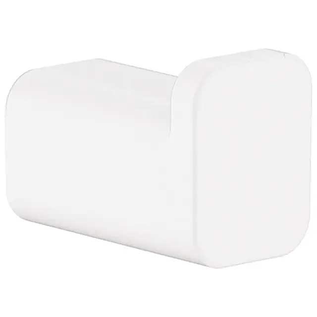 Hansgrohe AddStoris Крючок одинарный для полотенца, латунь цвет: белый 41742700