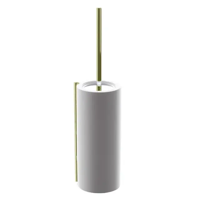 Bertocci Easy Ершик для унитаза напольный из композита, цвет: золото 130 1922 5000