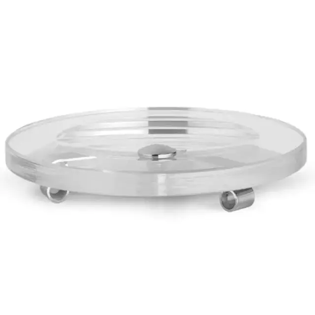 Bertocci Cinquecento Мыльница со стеклянной чашей, настольная, цвет: хром 110 0531 0000