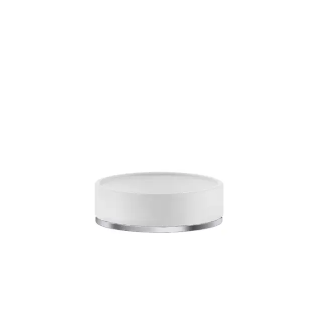 Gessi Inciso Мыльница со стеклянной чашей, настольная, цвет: finox brushed nickel 58525#149