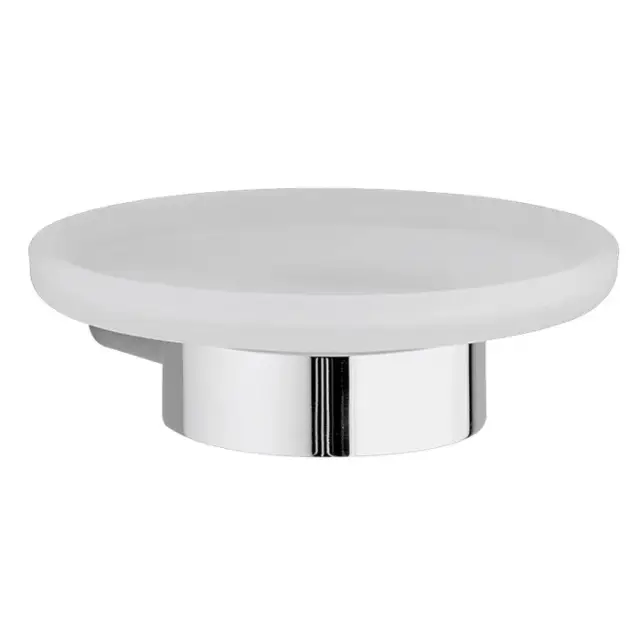 Cisal System Мыльница со стеклянной чашей, подвесная, цвет: chrome SY09060021