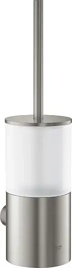 Grohe Atrio New Ершик для унитаза подвесной со стеклянной колбой, цвет: нержавеющая сталь 40314DC3