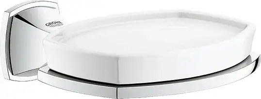 Grohe Grandera Мыльница с керамической чашей, подвесная, цвет: хром 40628000