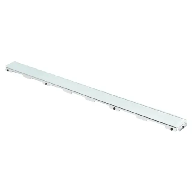 Tece Drainline Стеклянная панель для душевого канала прямая 120 см, цвет: зеленый глянцевый 601290