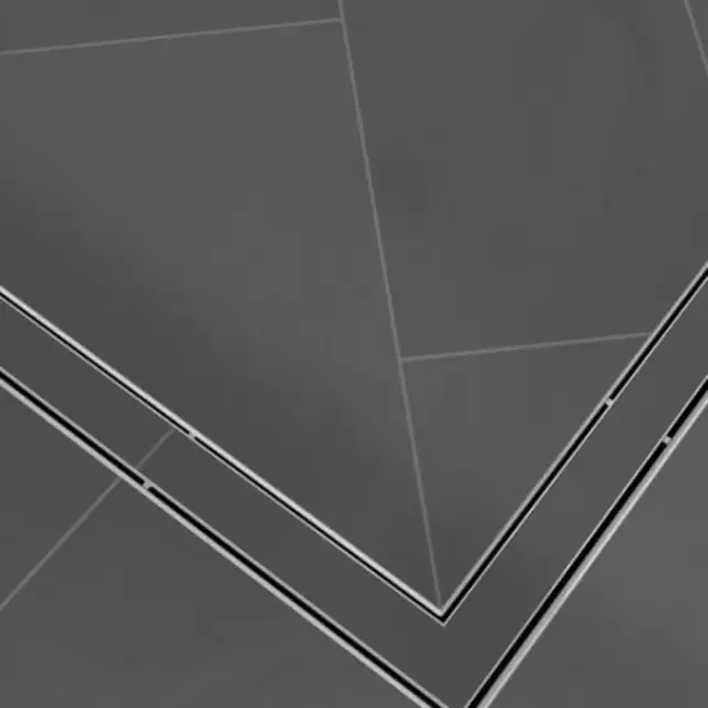 Tece Drainline Угловой канал с гидроизоляционной лентой 120х120 см, цвет: нерж. сталь глянцевая 611200