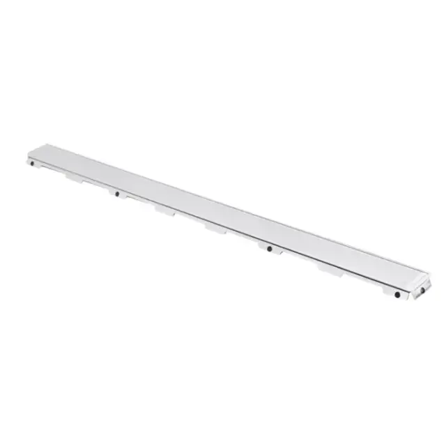 Tece Drainline Стеклянная панель для душевого канала прямая 120 см, цвет: белый глянцевый 601291