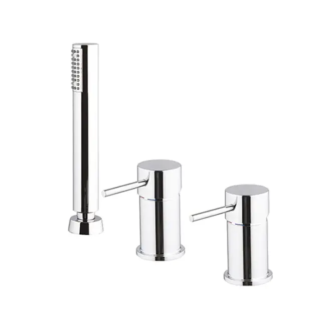 Fima Carlo Frattini Spillo Up Смеситель двойной на борт ванны, без излива, цвет хром F3044/1CR