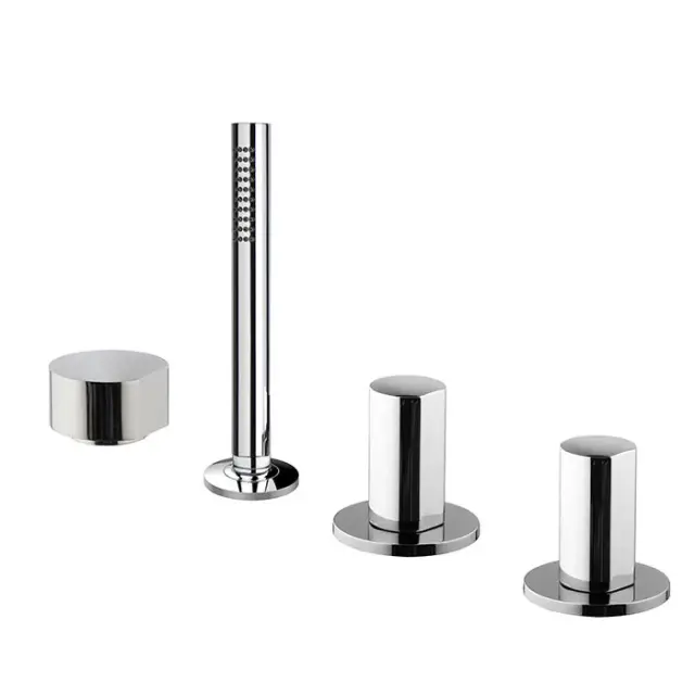 Fima Carlo Frattini So Смеситель на борт ванны двойной, без излива, цвет хром F3174/1CR