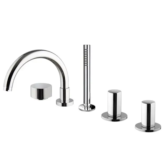 Fima Carlo Frattini So Смеситель на борт ванны двойной, с изливом, цвет хром F3174CR