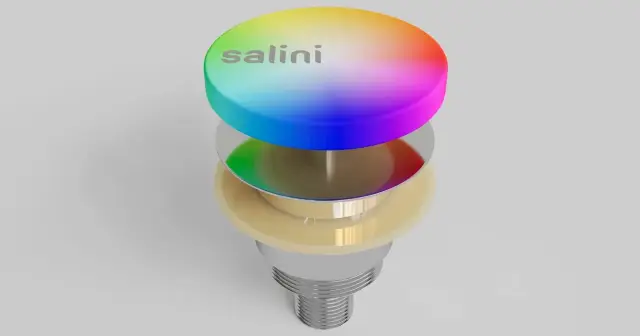 Salini D 402 Донный клапан для ванны из S-Sense, Click-Clack цвет: RAL матовый 152201MF