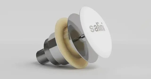 Salini D 401 Донный клапан для ванны из S-Stone, Click-Clack цвет: белый матовый 151301M