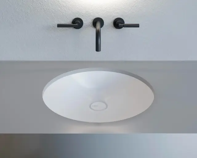 Salini Marea 08 S-Stone Раковина встраиваемая снизу 42х42 см, цвет: белый матовый 1802208M