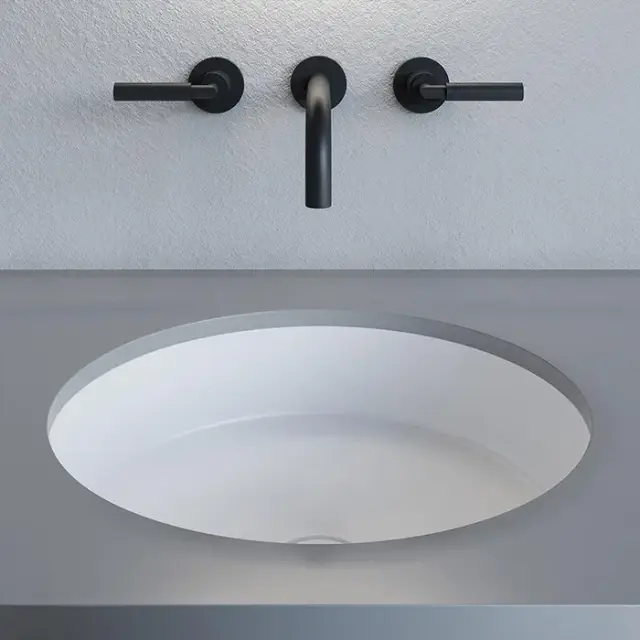 Salini Marea 04 S-Stone Раковина встраиваемая снизу 42х42 см, цвет: белый матовый 1802204M