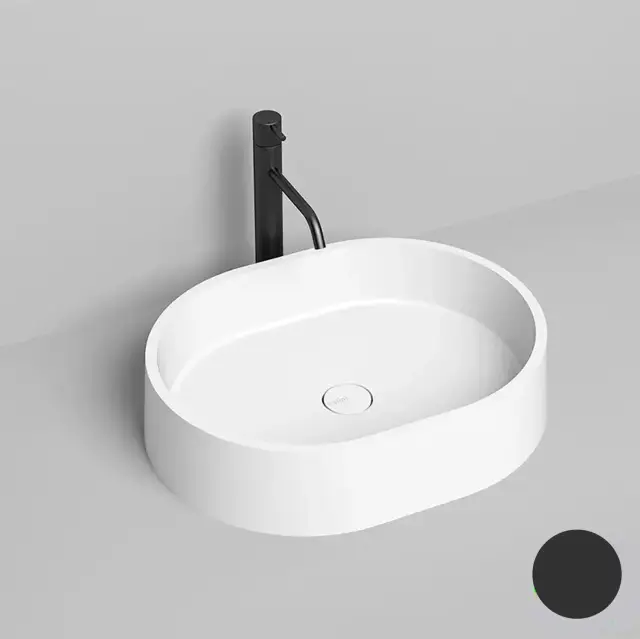 Salini Gloria 10 S-Stone Раковина накладная 56х44х12,5h, матовый цвет: RAL 1102211MF