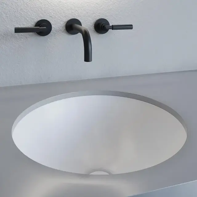 Salini Marea 05 S-Stone Раковина встраиваемая снизу 42х42 см, цвет белый матовый 1802205M