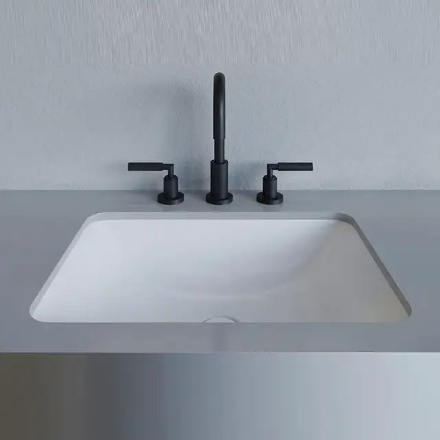 Salini Marea 06 S-Stone Раковина встраиваемая снизу 55х40 см, цвет белый матовый 1802206M