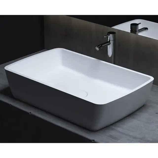 Salini Gloria 11 S-Stone Раковина накладная 65х40х14,5h, цвет белый матовый 1102212M