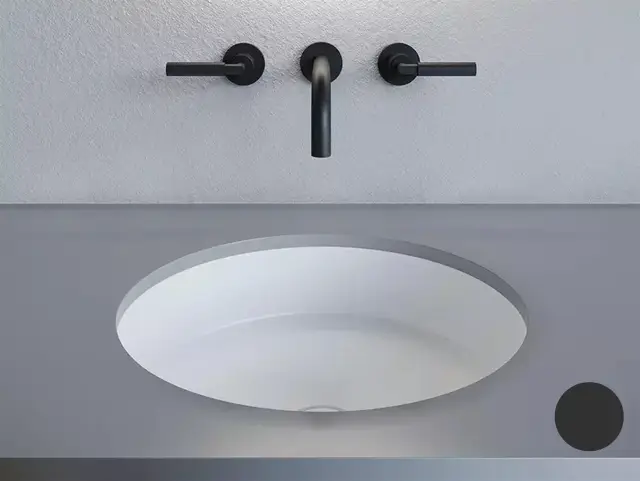 Salini Marea 04 S-Stone Раковина встраиваемая снизу 42х42 см, матовый цвет: RAL 1802204MF