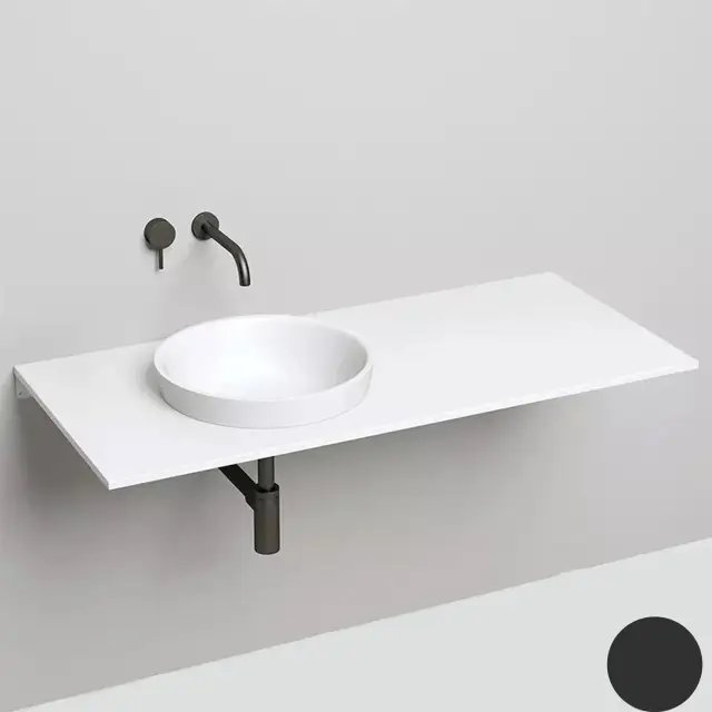 Salini Marea 03 Раковина полувстраиваемая S-Stone, 41,5х41,5х16,5h см, цвет: по RAL, матовый 1802203MF