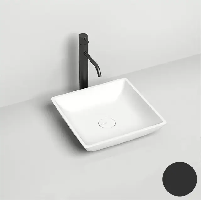 Salini Callista 04 S-Stone Раковина накладная 38х38х8,5h, матовый цвет: RAL 1101208SMF