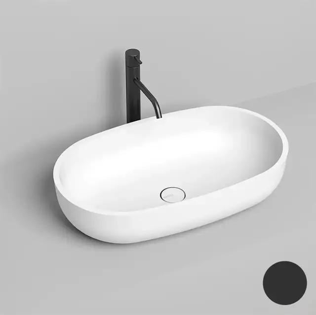 Salini Gloria 05 S-Stone Раковина накладная 64х38,5х14,5h, матовый цвет: RAL 1102205MF