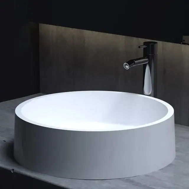 Salini Gloria 01 S-Stone Раковина накладная 44х44х12,5h, цвет белый матовый 1102201M