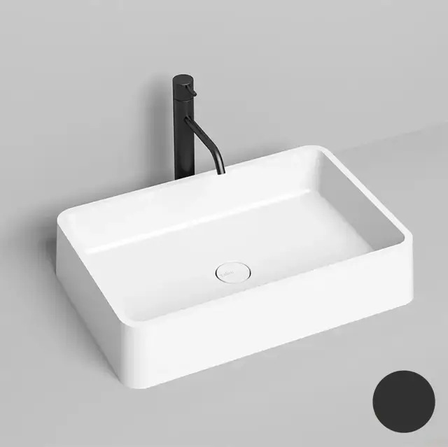 Salini Gloria 07 S-Stone Раковина накладная 59,5х39,5х12,5h, матовый цвет: RAL 1102207MF