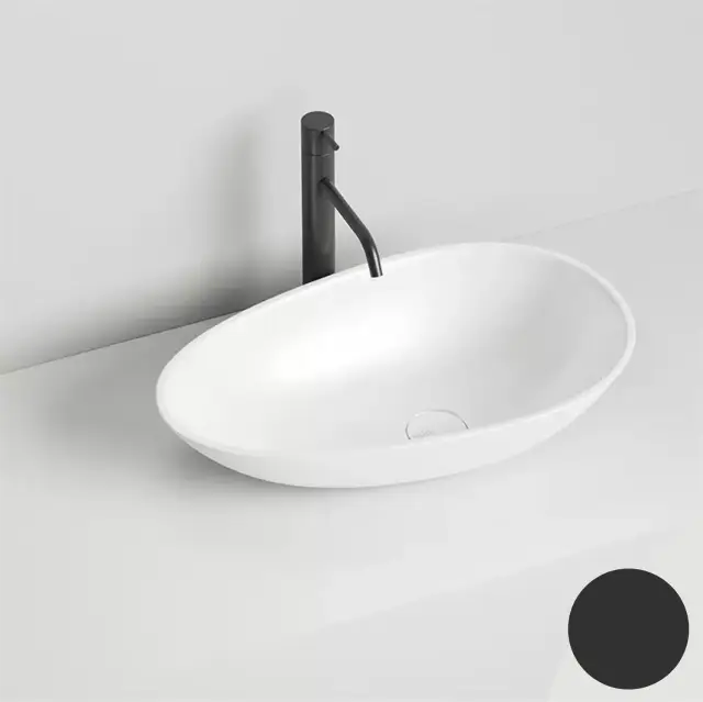 Salini Paola S-Sense Раковина накладная 58х34,5х14h, глянцевый цвет: RAL 1101101GF