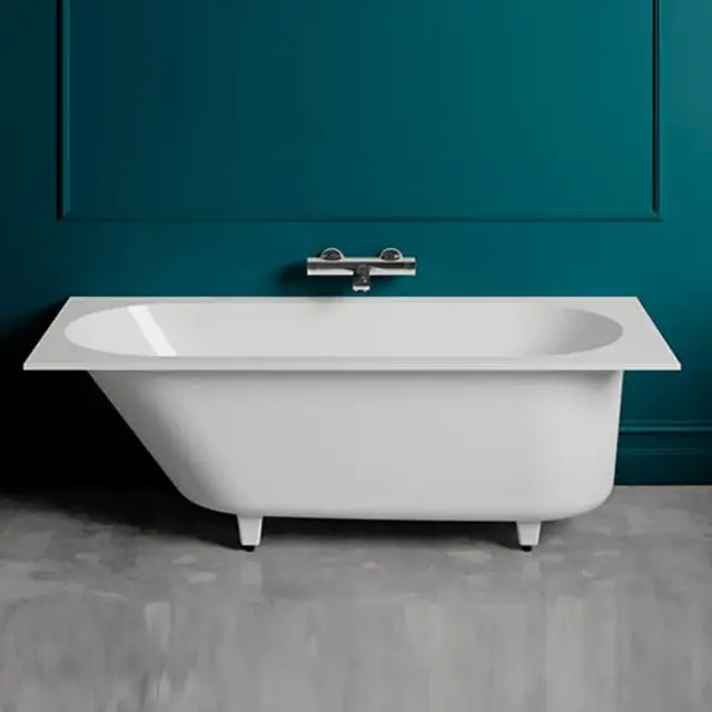 Salini Ornella Kit Ванна S-Sense встраиваемая, прямоугольная, 180х80 см, цвет: белый глянцевый 102412G