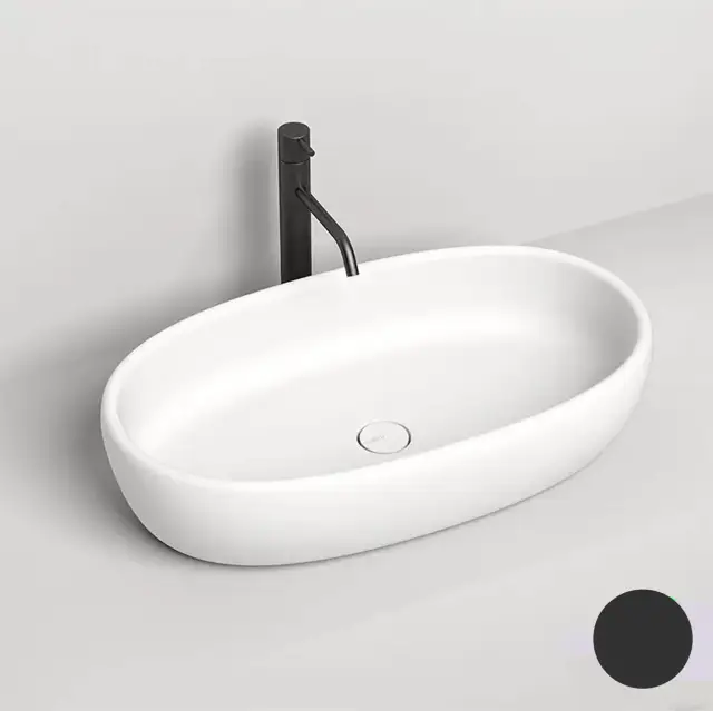 Salini Luce Раковина чаша S-Stone, округлая 69х39,5х15,5h см, цвет: по RAL, матовый 110721MF