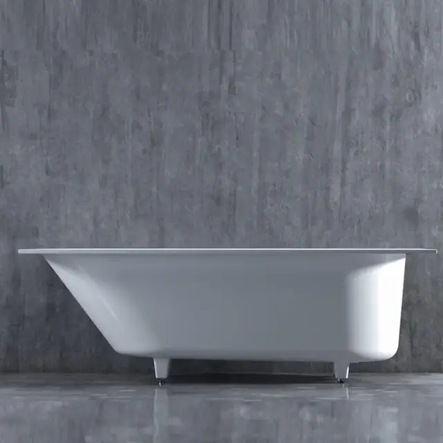 Salini Ornella Ванна S-Sense встраиваемая, прямоугольная, 170х75 см, цвет: белый глянцевый 102311G