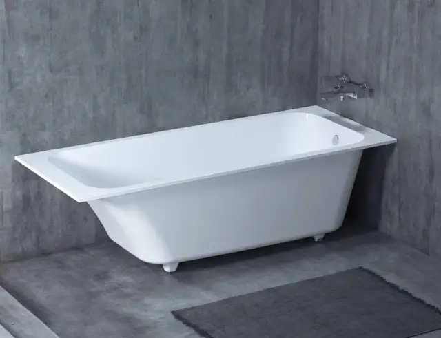 Salini Orlanda Ванна из S-Sense встраиваемая 180x80 см, цвет: RAL полностью матовый 102012MF