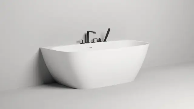 Salini Sofia Ванна из S-Stone пристенная 180x85 см, цвет: RAL полностью матовый 102523MF