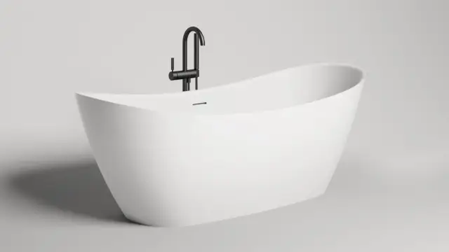 Salini Noemi Ванна из S-Stone отдельностоящая 170x75 см, цвет: RAL полностью матовый 101722MF