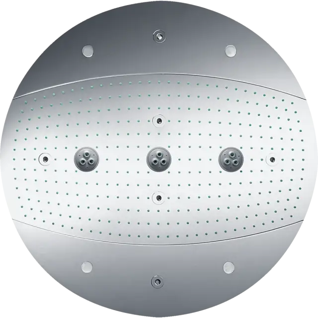 Hansgrohe Raindance Rainmaker Верхний душ встраиваемый в потолок 60см,3 режима,подсветка, цвет: хром 26117000