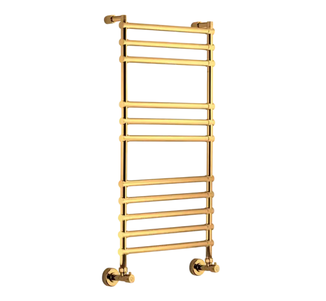 Margaroli Sole 464/11 Полотенцесушитель водяной для ГВС 53,5х107h (int 47), цвет: gold 4644711GON