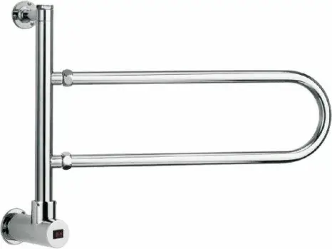 Margaroli Vento 515 Полотенцесушитель электр, поворотный 50,7х46h (int 41) выкл. внизу, цвет: chrome 515507CRB