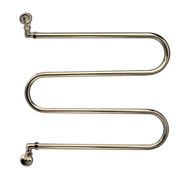 Margaroli Vento 400 Полотенцесушитель водяной для ГВС 60х65h (int 59) вертикальное, brushed nickel 400BN