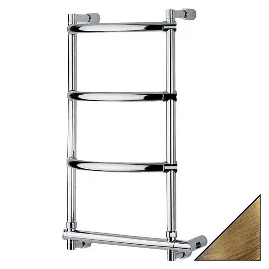 Margaroli Luna 532 Полотенцесушитель электрический выгнутый 47х66h (36), цвет: bronze/old brass 5323704OBNB