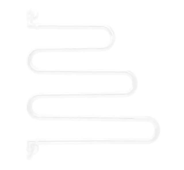 Margaroli Vento 405 Полотенцесушитель водяной для ГВС 60х70,5h (int 63,5), вертикальное, цвет: white 405WH