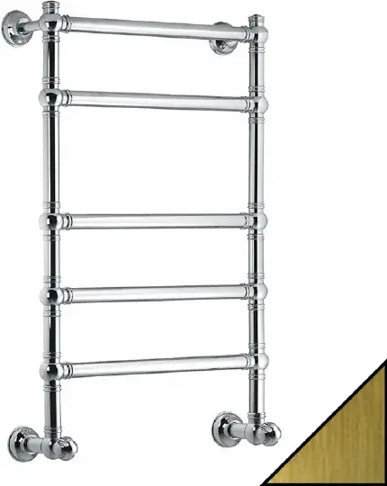 Margaroli Armonia 9-464 Полотенцесушитель водяной 62,5х93h (int 55), нижнее, цвет: bronze/old brass 94645505OBN