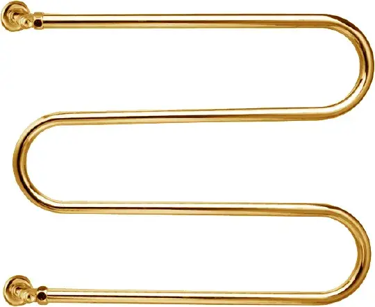 Margaroli Vento 402 Полотенцесушитель водяной для ГВС 60х54h (int 47), вертикальное, цвет: gold 402GO